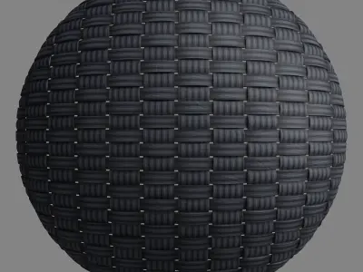 Wicker materials 14- PBR 4k by Sbsar Texture