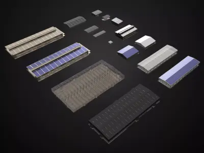 Warehouse pack 25K06 3D model