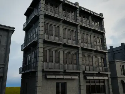 OLD RETRO CLASSICAL BUILDING PACK