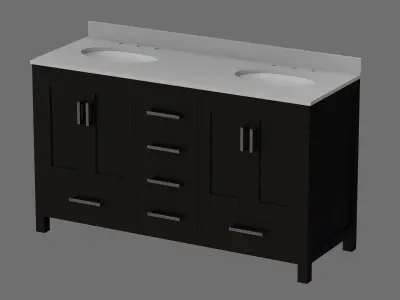 Vanity Cabinets - Batch AA 3D model