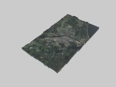 RIGA City Low-poly 3D model