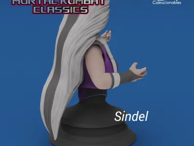 Mortal kombat Classics - Sindel 3D print model