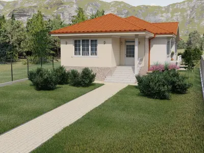 House 11 exterior 3D model