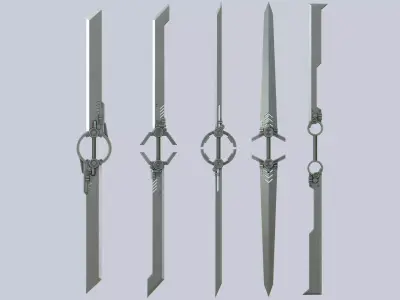 Twinblade collection 3D Model Pack
