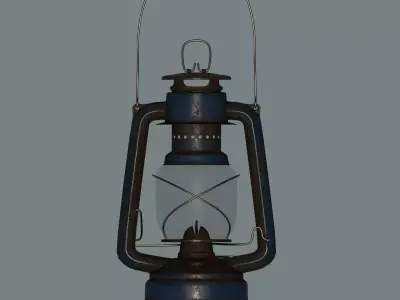 Old Blue Lantern 3D model