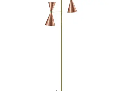 FLOOR LAMP TWO CONES 3D model