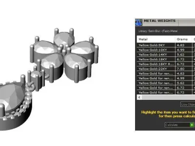Earring 011 3D print model