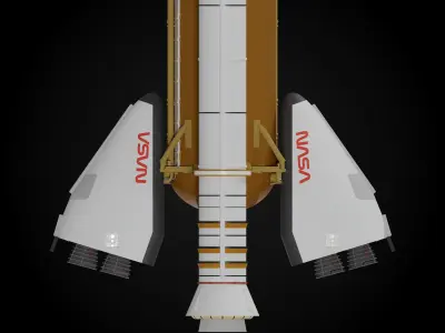 Martin Marietta Unmanned Launch Vehicle 3D model