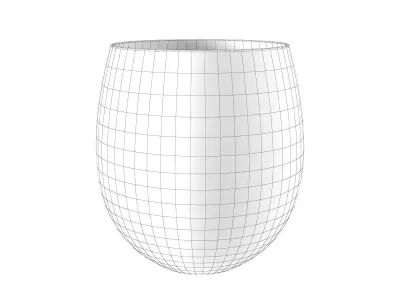 HANNE ENEMARK Gold Spill Vase 3D model