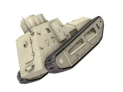 LK II Light Tank 3D model
