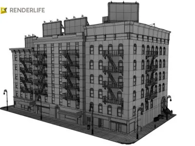 Factory Warehouse 3D model