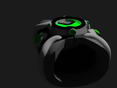omnitrix Low-poly 3D model