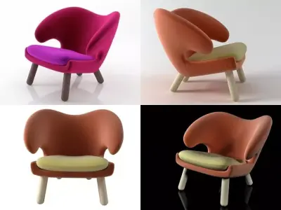 Pelican Chair 3D model