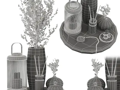 Decorative set 0005 3D model