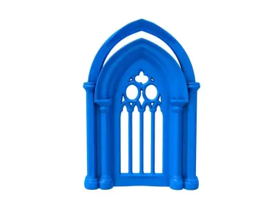 Gothic Arch -  arch -  arch stl -  Gothic Arch Border  3D print model