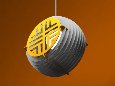 wood lamp 3mm 3D print model