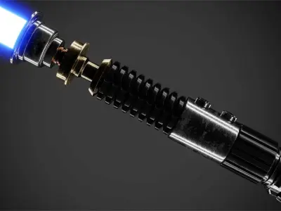 Obi Wan Kenobi Lightsaber for Cosplay 3D print model