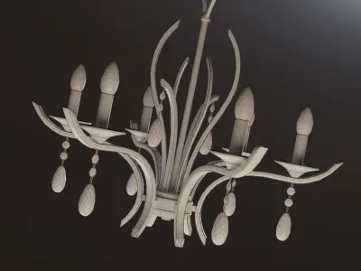 Modern Chandelier 3D model