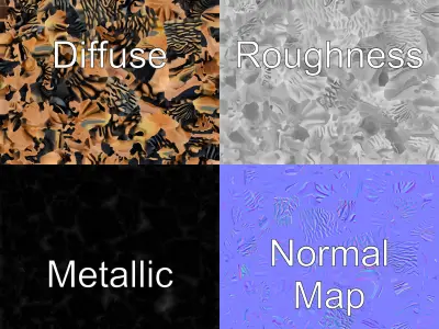 Eagle Head Door Knocker Sculpture model pack Low-poly 3D model