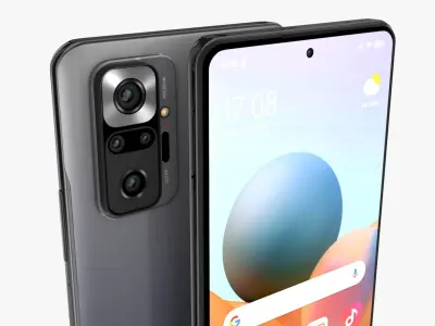 Xiaomi Redmi Note 10 Pro Full color 3D model
