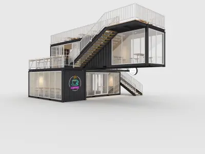 Container Cafe 8 3D model