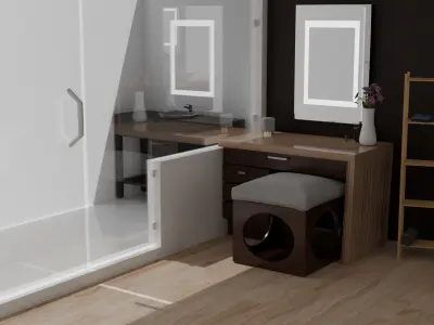 Design Bathroom interior 3D model