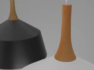 Light Pendant P583B Low-poly 3D model