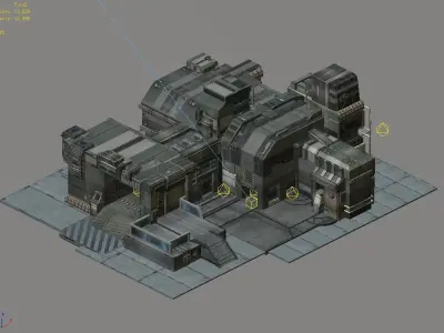 Heterogeneous - Building - Building B Building 02 3D model
