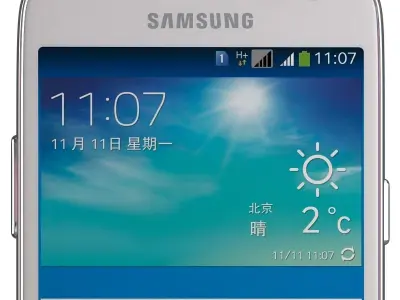 Samsung Galaxy Win Pro G3812 White 3D model