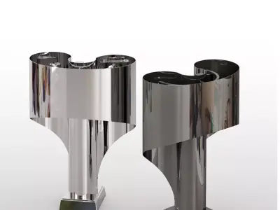 South Beach Table Lamp 3D model