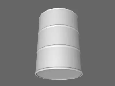 Oil Barrel Free 3D model 4