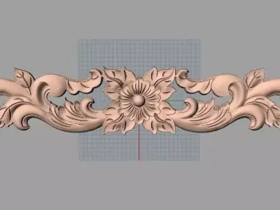 3D carved model furniture 3D design used for artcam aspire E754 3D model