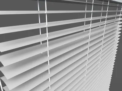 Window Blinds Low-poly 3D model purchase