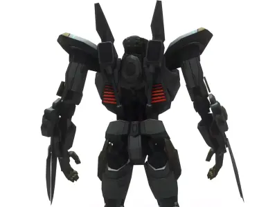 Striker Eureka 3D Model  Pacific Rim Mark-5 Australian Jaeger Low-poly 3D model