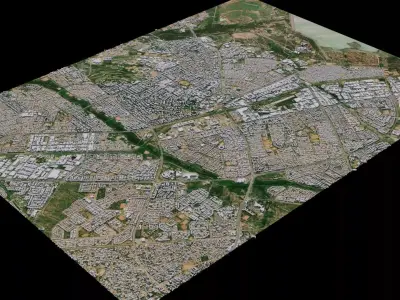 Gaborone - Botswana 3D model