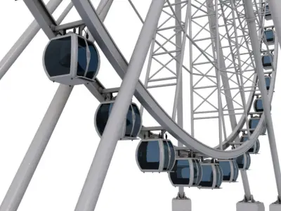 Ferris Wheel 3D model
