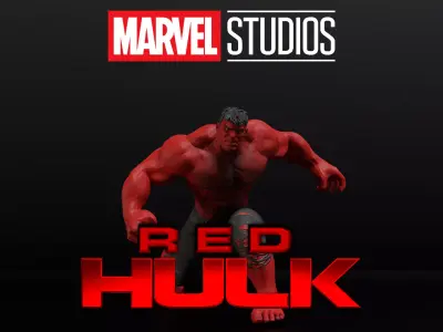 Red-Hulk 3D model