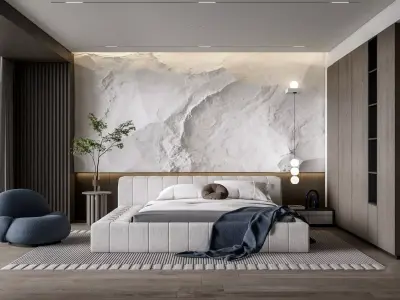 Bedroom Interior 3D model-3 3D model