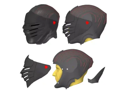 Marrok Helmet Inquisitor Helmet Ahsoka Cosplay By CC3D 3D print model