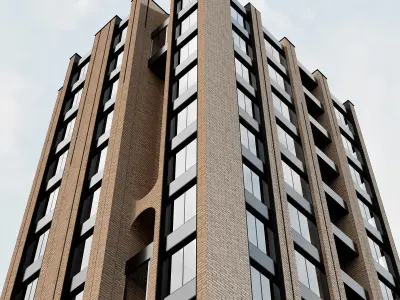 RESIDENTIAL BUILDING NO70 A 3D model
