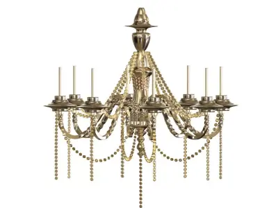 Chandelier 3D model 10