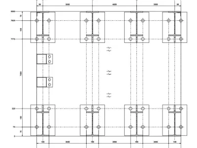  Garage technical space 3D model