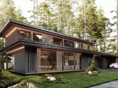 Country house 3D model 5