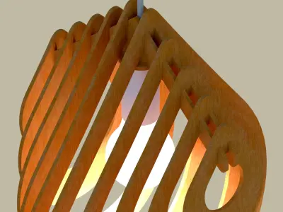 Chandelier lamp model 3D 3D model