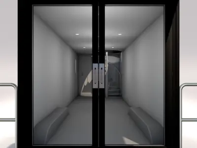 Mobile Event Trailer 3D model