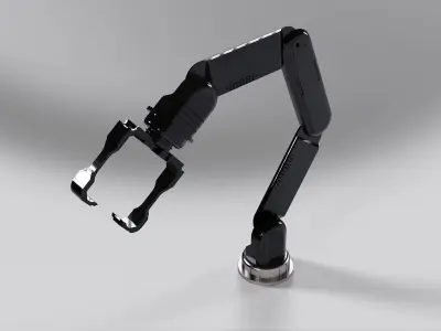 Robotic arm machine future  3D model