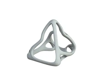 SciFi Cube Object No 59681 Low Poly Shape Low-poly 3D model