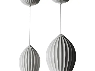 Fin Suspension light 3D model