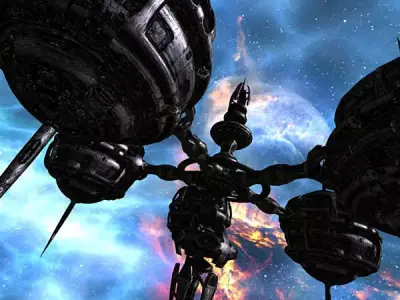 3DRT - Norad Space Stations - Zeath Low-poly 3D model