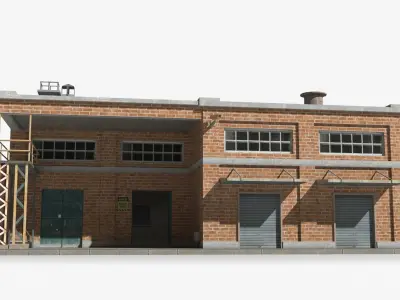 Factory xx17 Low-poly 3D model purchase